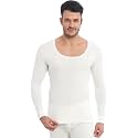 BODYCARE Men's Round Neck Thermal Top | Full Sleeve Winter Innerwear | Soft Cotton Rib Fabric with Silicone Wash | Warm Thermal Vest for Men