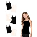 BODYCARE Solid Girls Slip Pack of 6 (Color &amp; Print May Vary)