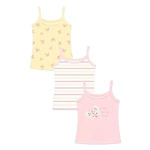 bodycare unisex baby vest sleeveless cotton baniyan  kid39s sando baniyan kids vest  soft amp breathable baby jabla toddler innerwear for boys amp girls cute prints  multicolor pack of 3