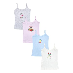 bodycare unisex baby vest sleeveless cotton baniyan  kid39s sando baniyan kids vest  soft amp breathable baby jabla toddler innerwear for boys amp girls cute prints  multicolor pack of 3