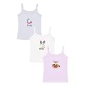 BODYCARE Unisex Baby Vest Sleeveless Cotton Baniyan | Kid's Sando Baniyan, Kids Vest | Soft &amp; Breathable Baby Jabla |Toddler Innerwear for Boys &amp; Girls, Cute Prints | Multicolor| Pack of 3