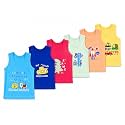 BODYCARE Unisex Baby Vest Sleeveless Cotton Baniyan | Kid's Sando Baniyan, Kids Vest | Soft &amp; Breathable Baby Jabla |Toddler Innerwear for Boys &amp; Girls, Cute Prints | Multicolor| Pack of 3