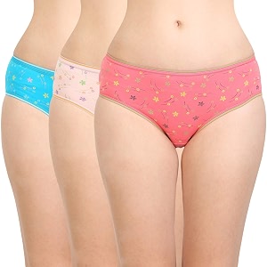 BODYCARE Womens Cotton Briefs Pack of 3