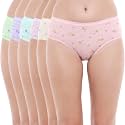 BODYCARE Women39s Premium Printed Cotton Briefs in