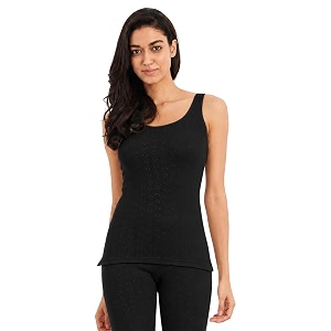 bodycare women39s slim fit thermal tops round neck sleeveless pack of 1