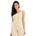 BODYCARE Women's Slim Fit Thermal Tops Round Neck Sleeveless Pack Of 1