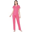 BODYCARE Womens Cotton Printed Night Suit Set