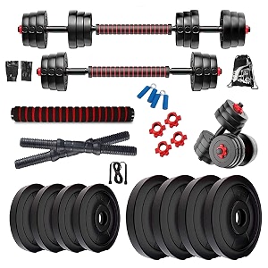 Bodyfit Adjustable Dumbbells Weights Plates Fitness Home
