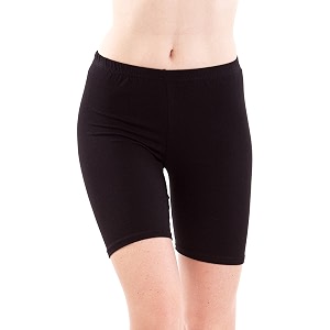 BodyForm Womens Interlock Cotton Black Cycling Shorts