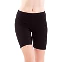 BodyForm Women39s Interlock Cotton Black Cycling Shorts