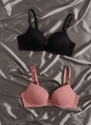 Bodymist Women T-Shirt Lightly Padded Bra