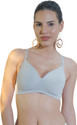 BODYSIZE Women T-Shirt Lightly Padded Bra