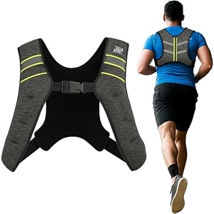 neoprene weighted vest for men amp women  durable amp comfortable workout vest for fitness running crossfit strength training amp cardio  heavy-duty design for home amp gym use
