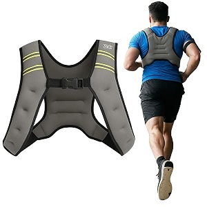 neoprene weighted vest for men amp women  durable amp comfortable workout vest for fitness running crossfit strength training amp cardio  heavy-duty design for home amp gym use