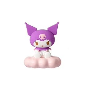 gifts - 1 pc kuromi night light- pink cloud led light with purple hood 128cm