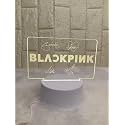 Gifts- Blackpink 3D Lamp Night LED Light Lamp with Stand Base | 3D Lamps Engraved Acrylic Lamp for Bedroom Decor, Birthday Gift | Size Approx 20 cm| No on/Off Switch, only a Cable Included.