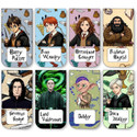 Boenjoy Gifts Harry Potter Bookmark Set of 10- 8 Bookmarks + 2 Paper Bookmark for Book Lovers Aesthetic Bookmark