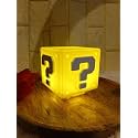 Gifts - Mini Question Block Light, Super Mario lamp 3D Icon Light, with Game Sound Effects USB Desktop Night Decor As Gifts for Kids and Fans,(1 USB Cable and Double Tape to Stick)
