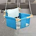 Swing for Kids | jhula for Kids | jhula for Baby | Baby Swing Hanging Indoor Outdoor | Baby Garden Swing with 1 Pillows (6 Months to 3 Years) (Up to 20 kg)