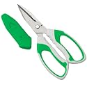 BoFuYuan Utility Scissors All Purpose heavy duty 8-Inch Green