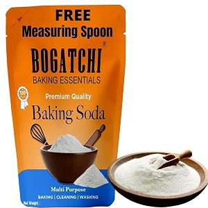 bogatchi baking soda 100 pure baking soda for cake baking soda aluminium free baking soda organic baking soda for cleaning baking soda for skin whitening 800 gram - free measuring spoon