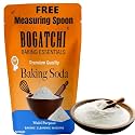 BOGATCHI Baking Soda Fresh, Baking Soda for Cake, Baking Soda Aluminium Free, Baking Soda Organic, Baking soda for cleaning, Baking soda for Skin Whitening, 200 gram - FREE Measuring Spoon