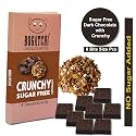 BOGATCHI Bites Sugar Free Healthy Chocolate with Crunchy, 8 Pcs