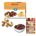 BOGATCHI Chocolate Coated Cashews, New Year Special Rich Dry Fruit Collection Gift , 100g + Free New Year Greeting Card