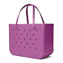 BOGG BAG Original Large Tote – 19” x 14” x 9” – Durable, Washable, Tip-proof – Beach, Pool, Boat, Work, Sports (Raspberry Beret)