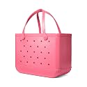 BOGG BAG Original Large Tote – 19” x 14” x 9” – Durable, Washable, Tip-proof – Beach, Pool, Boat, Work, Sports (Watermelon Shimmer)