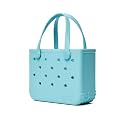 BOGG BAG Bitty Small Tote – 11” x 8.5” x 4.5” – Durable, Washable, Tip-proof – Beach, Pool, Boat, Work, Sports (Aquamarine)