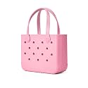 BOGG BAG Bitty Small Tote – 11” x 8.5” x 4.5” – Durable, Washable, Tip-proof – Beach, Pool, Boat, Work, Sports (Bubblegum Shimmer)