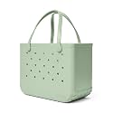 BOGG BAG Original Large Tote – 19” x 14” x 9” – Durable, Washable, Tip-proof – Beach, Pool, Boat, Work, Sports (Sage You Love Me)