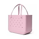 BOGG BAG Original Large Tote – 19” x 14” x 9” – Durable, Washable, Tip-proof – Beach, Pool, Boat, Work, Sports (Beach Hydrangea)