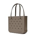 BOGG BAG Medium Tote – 15” x 12.5” x 5” – Durable, Washable, Tip-proof – Beach, Pool, Boat, Work, Sports (Driftwood)