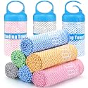 BOGI Cooling Towels for Neck and Face, Soft Breathable Cool Towel for Instant Cooling Stay Cool for Yoga, Sport, Gym, Camping, Running & More Activities