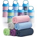 BOGI Cooling Towels for Neck and Face, Soft Breathable Cool Towel for Instant Cooling Stay Cool for Yoga, Sport, Gym, Camping, Running & More Activities
