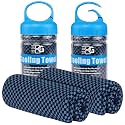 BOGI Cooling Towels for Neck and Face, Soft Breathable Cool Towel for Instant Cooling Stay Cool for Yoga, Sport, Gym, Camping, Running & More Activities