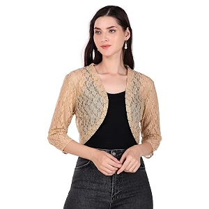 boheewohee women39s floral lace short sleeve shrug