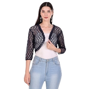 boheewohee women39s floral lace short sleeve shrug