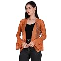 BoheeWohee Women's Floral Self Design Lace Shrug with Double Bell Sleeves