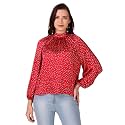 BoheeWohee Womens Full Sleeves Casual Satin Top
