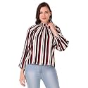 BoheeWohee Womens Full Sleeves Casual Satin Top