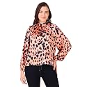 BoheeWohee Womens Full Sleeves Casual Satin Top