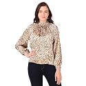 BoheeWohee Womens Full Sleeves Casual Satin Top