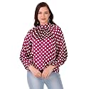 BoheeWohee Womens Full Sleeves Casual Satin Top