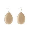 Bohemian Geometric Natural Wooden Earrings Dangle Lightweight Teardrop African Ethnic Statement Drop Earrings for Women