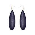 Bohemian Geometric Natural Wooden Earrings Dangle Lightweight Teardrop African Ethnic Statement Drop Earrings for Women
