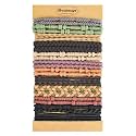 Boho Hair Accessories for Women: 24PCS Hair Tie Bracelets, 6 Styles, 10 Colors, No Damage for Thick Hair