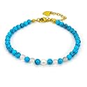 Boho Round Charm Leather Wrap Leopard Bracelets for Women 7.68"